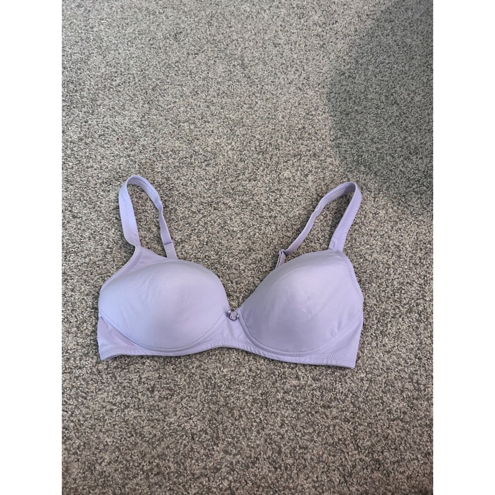 Victoria's Secret Lilac Purple Lightly Padded Underwire T-Shirt Bra 36B Rose